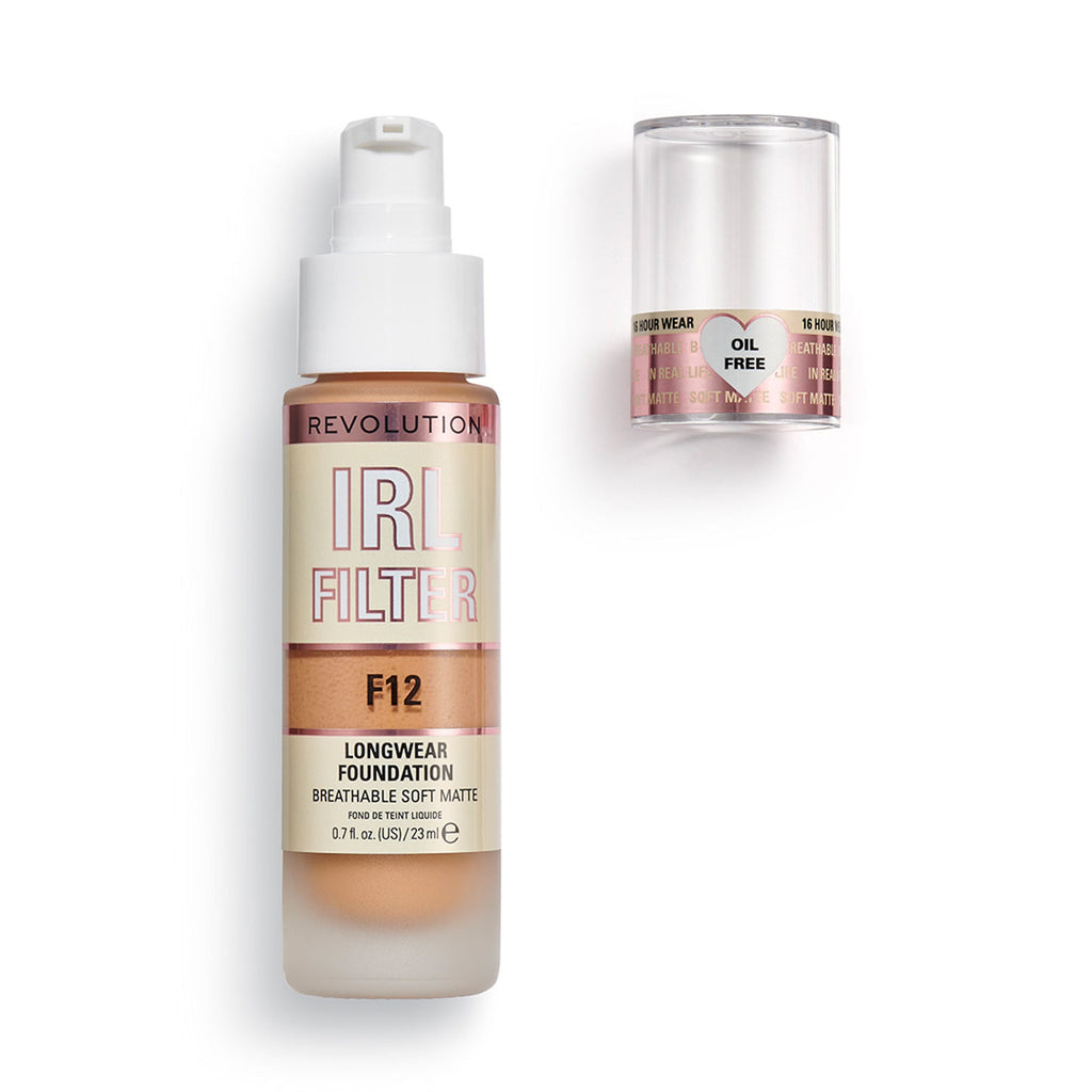 Makeup Revolution IRL Filter Longwear Foundation - F12 - Distacart