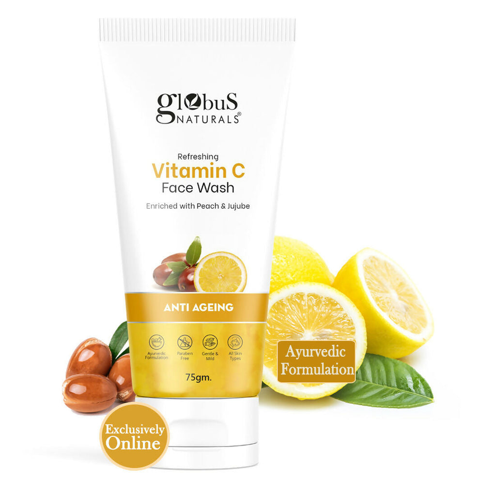 Globus Naturals Anti Ageing Globus Naturals Anti-Ageing Skin Brightening Vitamin C Face Wash