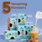 Bevzilla Assorted Flavours Instant Coffee Cubes Pack with Organic Date Palm Jaggery - Distacart