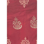 A R SILK Mehroon Color Chanderi gold print Chanderi cotton Dupattas & Chunnis