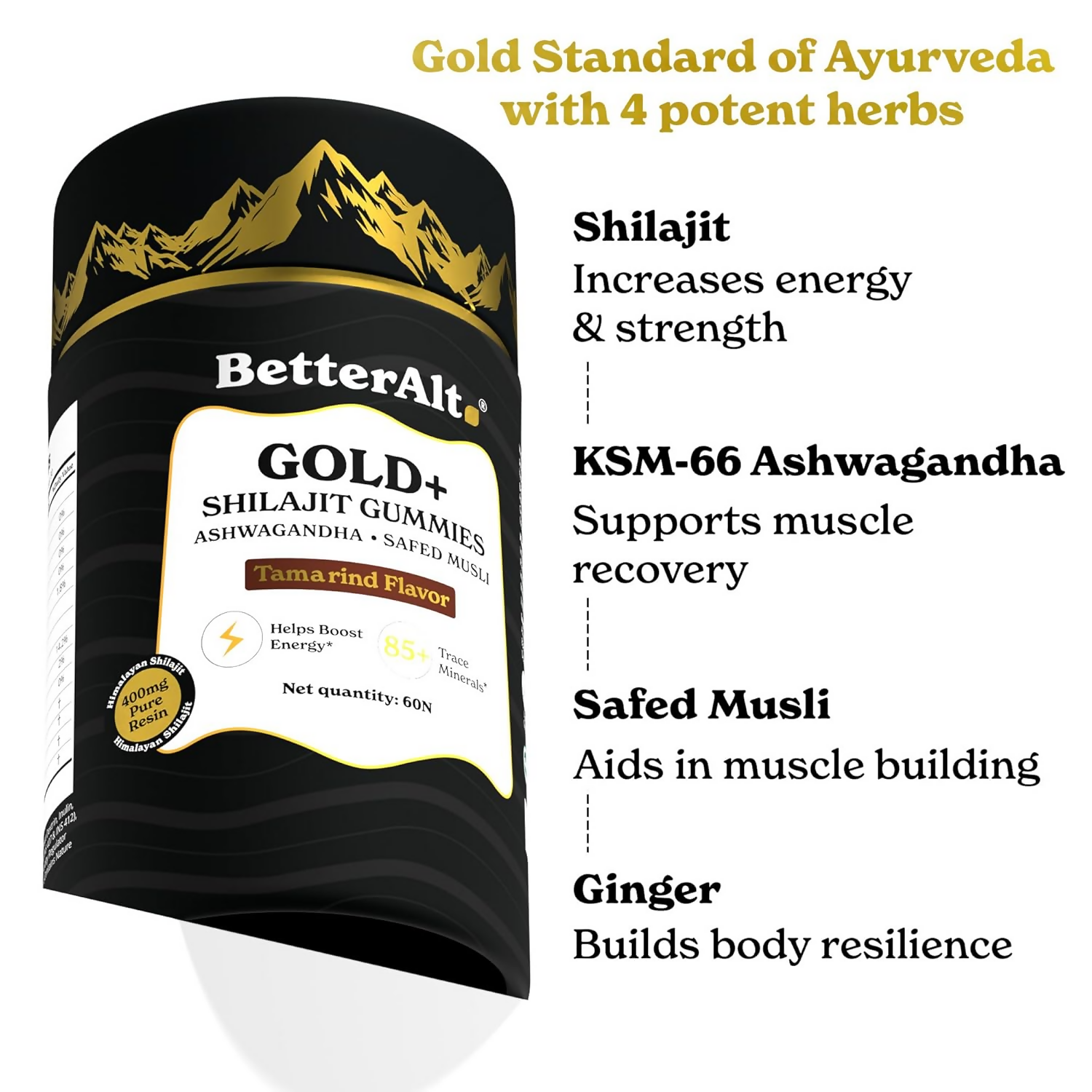 Better Alt Gold+ Sj Gummies