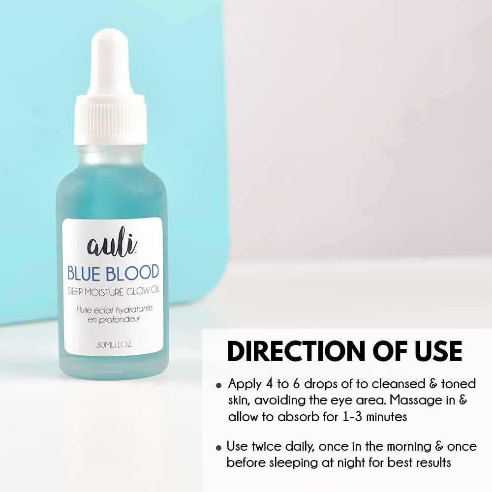 Auli Blue Blood Moisture Glow Oil (Blue Tansy)