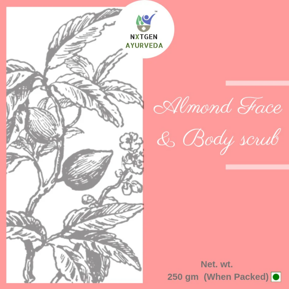 Nxtgen Ayurveda Almond Face and Body Scrub