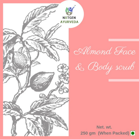 Nxtgen Ayurveda Almond Face and Body Scrub