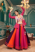 AI Fashion Multi Color Viscose Rayon Designer Navratri Lehenga Choli Collection