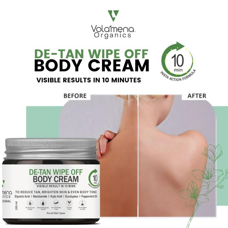 Volamena Wipe Off Detan Body Cream