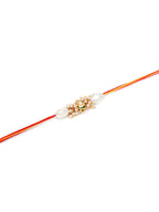 Designer kundan Rakhi - Ruby Raang - Distacart