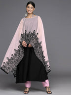 Ahalyaa Women's Traditional wear Kurta - Black