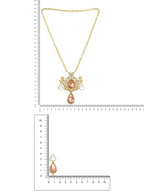 Natural Stones Earrings and Necklace set - Ruby Raang