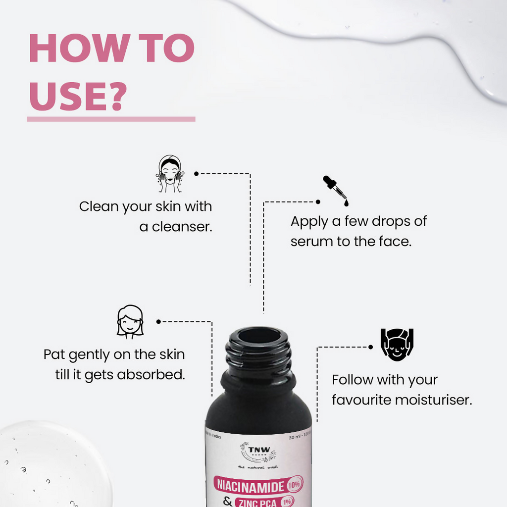 The Natural Wash 10% Niacinamide + 1% Zinc PCA Face Serum