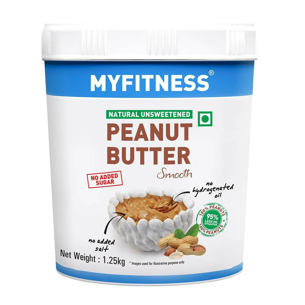 Myfitness Unsweetened Natural Peanut Butter Smooth - Distacart