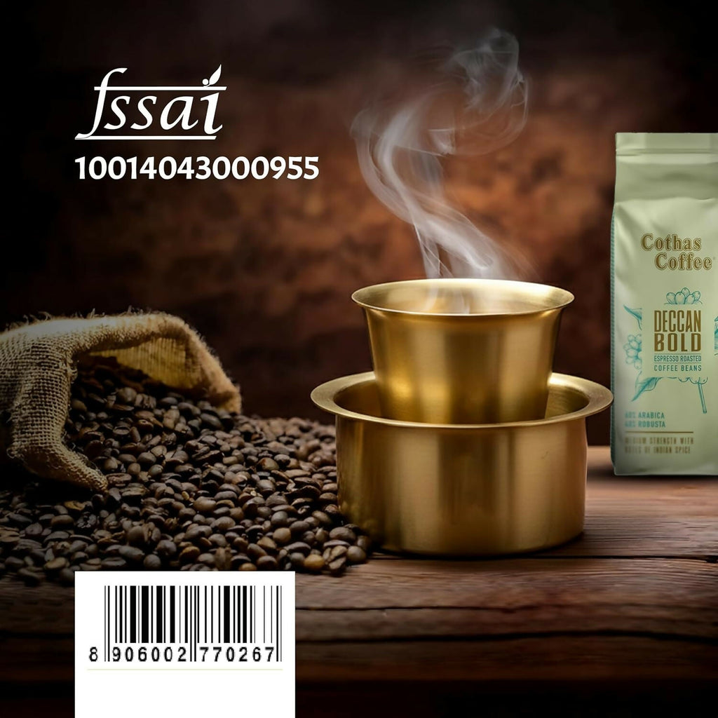 Cothas Coffee Deccan Bold Espresso Roasted Coffee Beans - Distacart