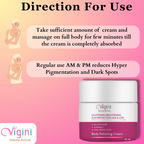 Vigini Skin Whitening Lightening Body Polishing Day Night Gel Cream - Distacart