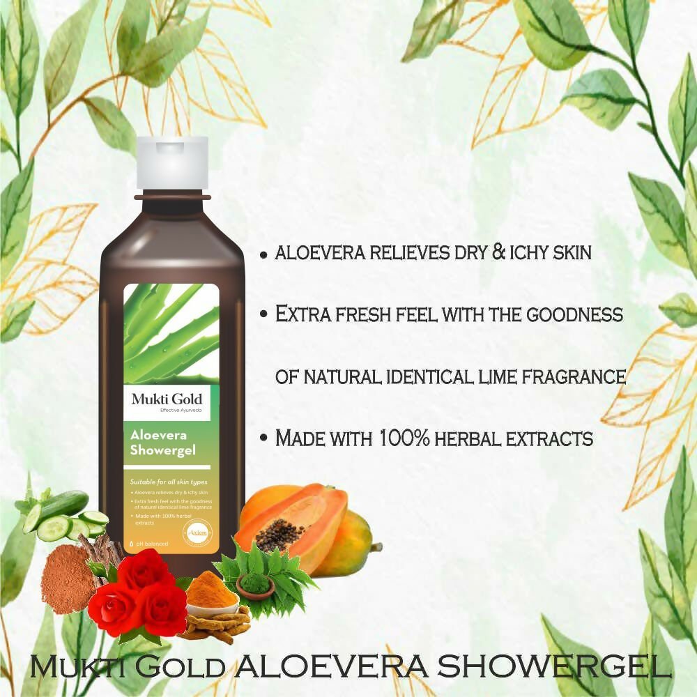 Axiom Mukti Gold Aloevera Shower Gel