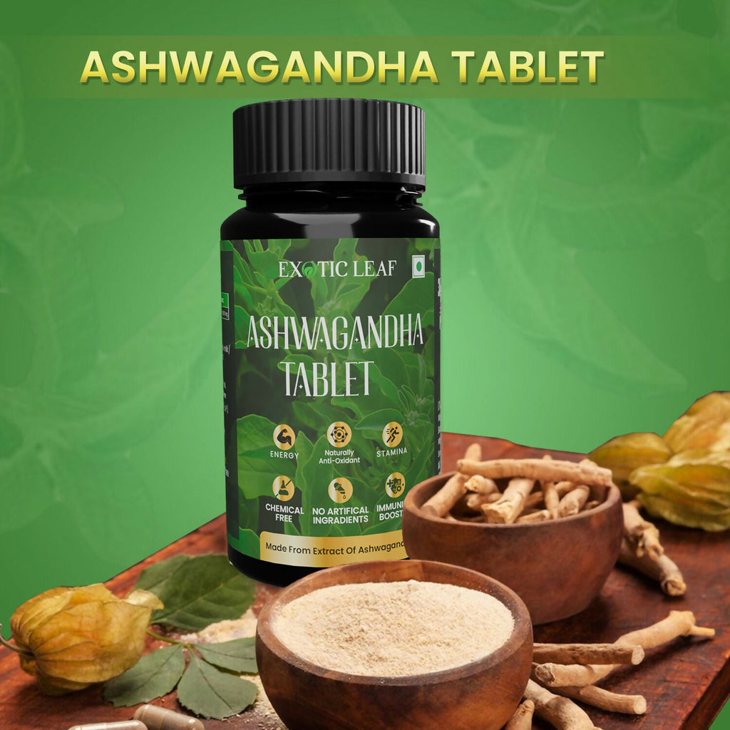 Exotic Leaf Ashwagandha Tablets - Distacart