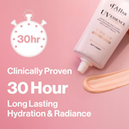 d'Alba Piedmont Italian White Truffle Waterfull Tone-Up Sunscreen Vegan Skincare Tinted Moisturizer With Spf 50+ Pa+++