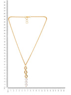 Ruby Raang White Clear Quartz Kundan Necklace