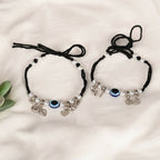 NVR Women Set of 2 Black Evil Eye Rakhi With Roli Chawal - Distacart