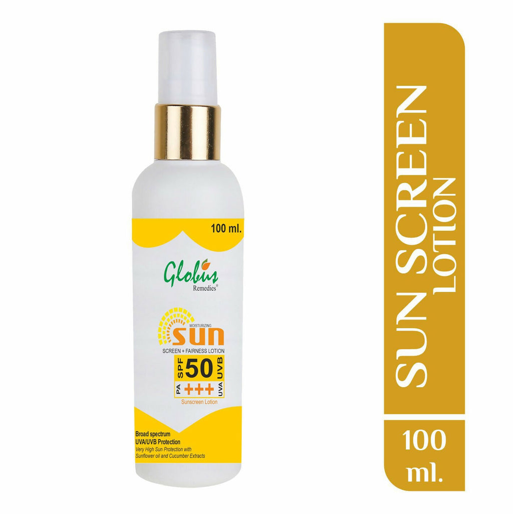 Globus Remedies Sunscreen Lotion
