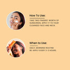 Foxtale Glow Sunscreen SPF 50 PA++++ Lightweight With Vitamin C And Niacinamide For a Dewy Glow, UVA And UVB Filters Prevents Tan - Distacart