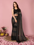 Attractive These Party Wear Ready To Wear Saree - Grey