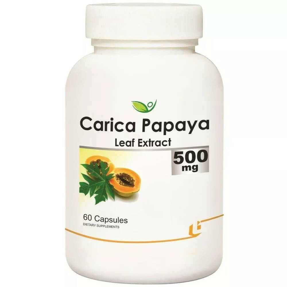 Biotrex Carica Papaya Leaf Extract 500mg Capsules - Distacart