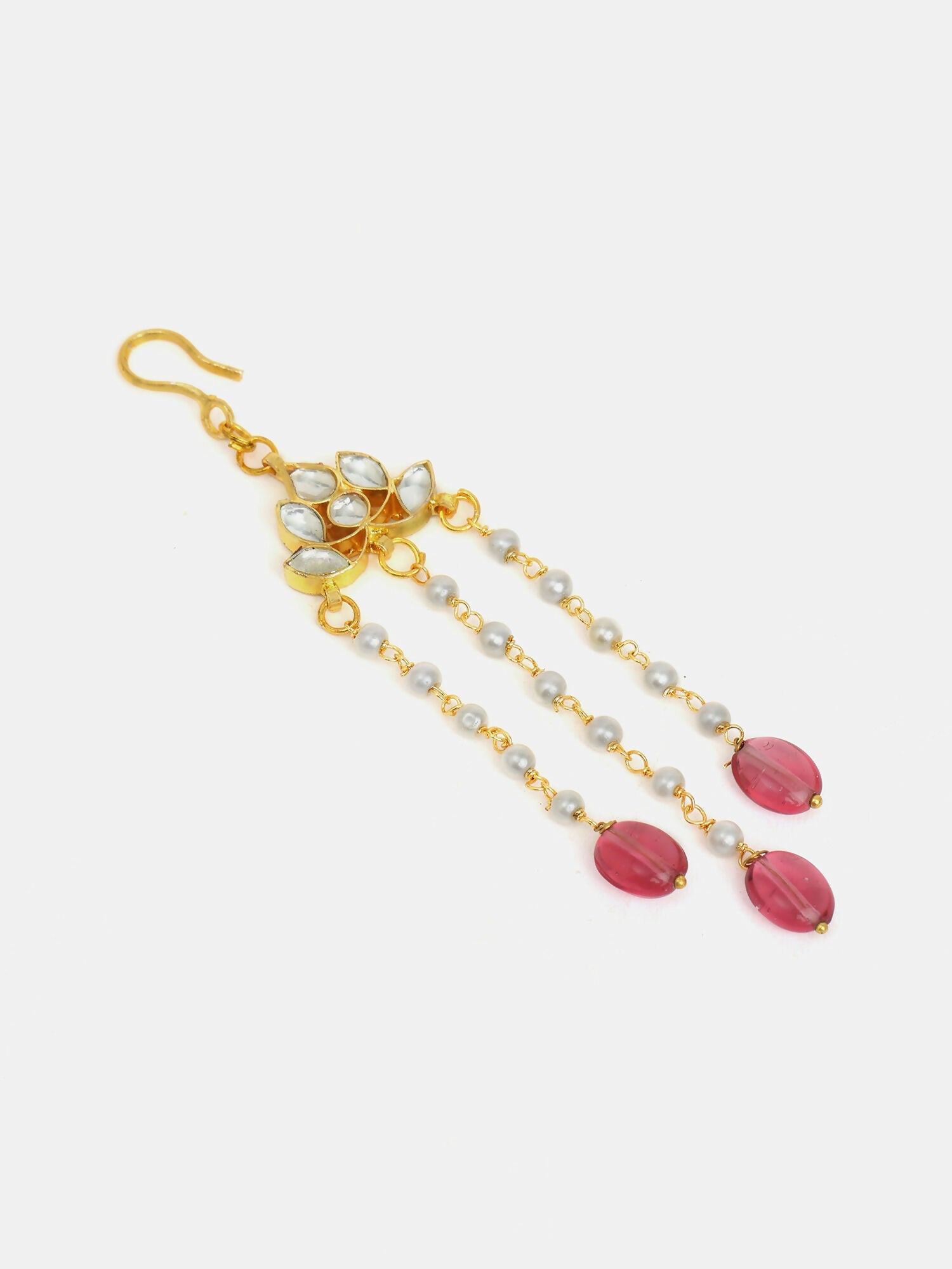 Ruby Raang Floral Pearl Hair Jewelry