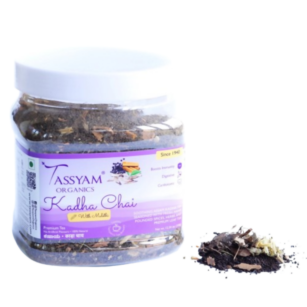 Tassyam Organics Strong Kadha Tea | Chai - Jar - Distacart