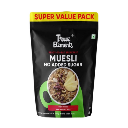 True Elements Muesli No Added Sugar