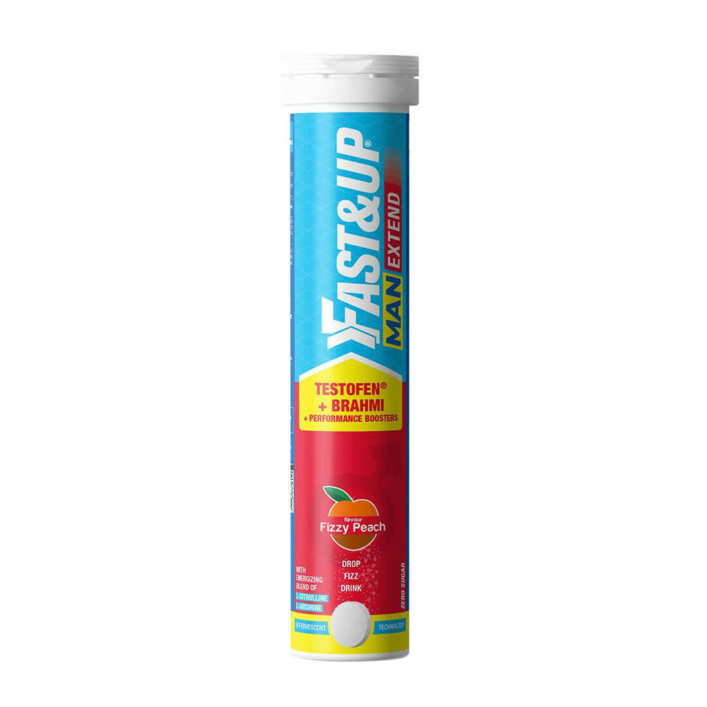Fast&Up Man Extend Effervescent Tablets - Peach Flavor - Distacart
