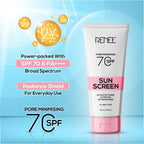 Renee Pore Minimizing Sunscreen SPF 70 With 2% Niacinamide, 2% Peptide & 3% Multivitamins