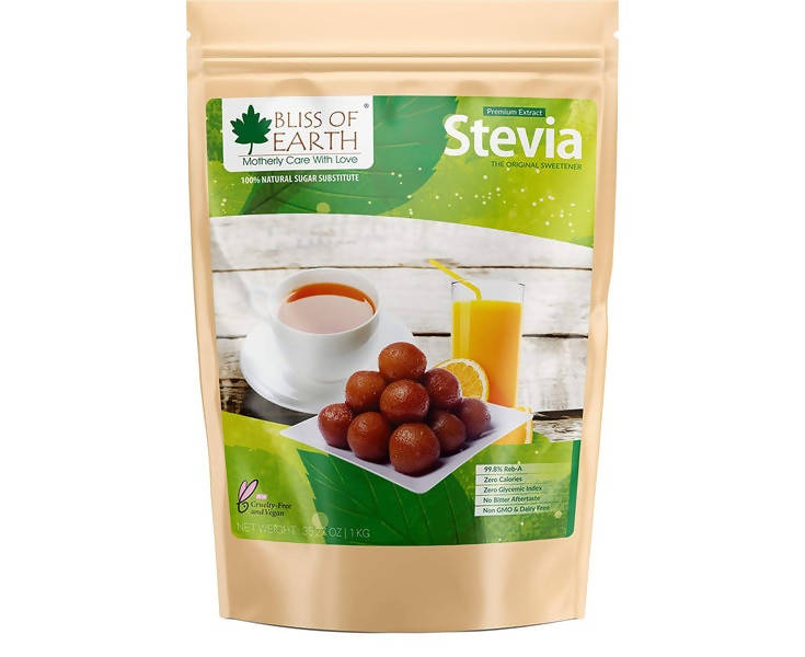 Bliss of Earth 99.8% Reb A Sugarfree Stevia Powder - Distacart