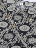 Yufta Women Black & Beige Printed Kaftan Kurta
