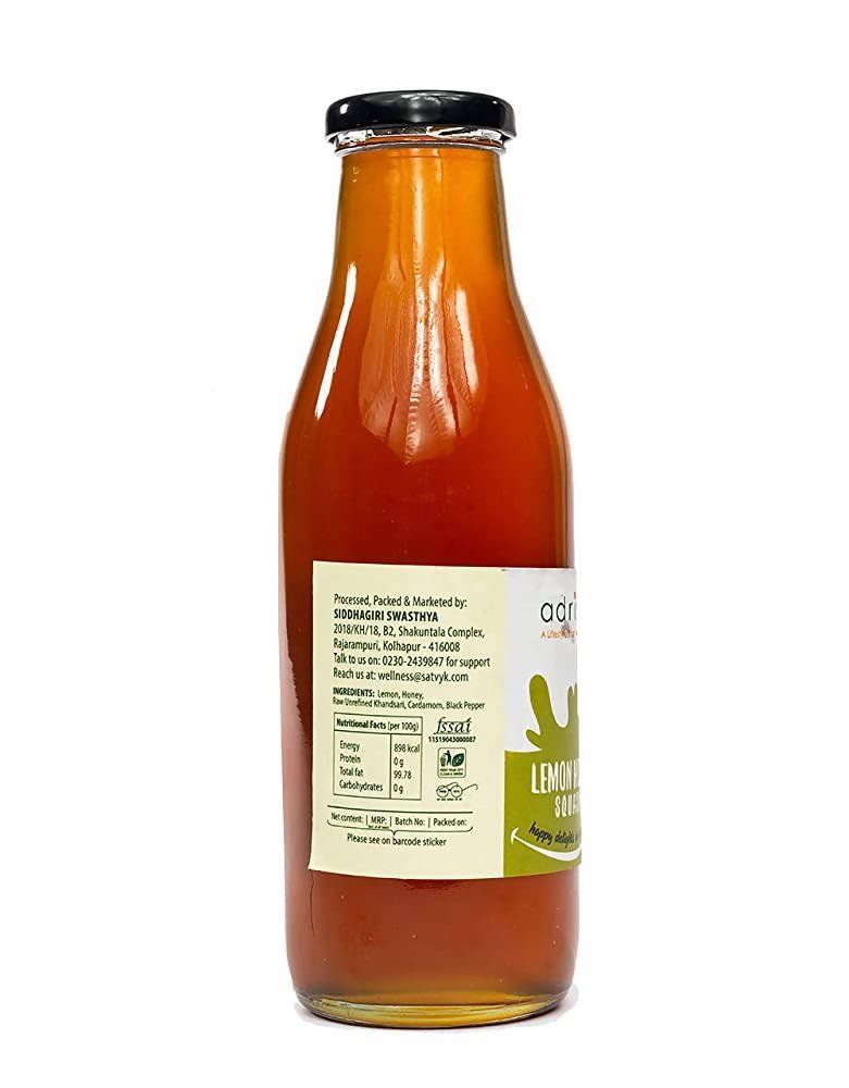 Adrish Natural Lemon Honey Squash - Distacart