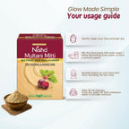 Nisha Beetroot Multani Mitti for Face |Skin Brightening Face Pack