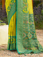 Shree Shyam Fashion Mustard Soft Silk Saree - Distacart