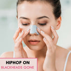 HipHop Skin Care Cleansing Charcoal Nose Strips For Blackheads, Whiteheads Remover, Pore Cleanser, with Natural Extracts