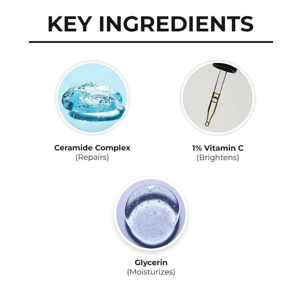 Dr. Sheth's Ceramide & Vitamin C Body Wash Deeply Cleanses & Moisturizes, Brightens skin