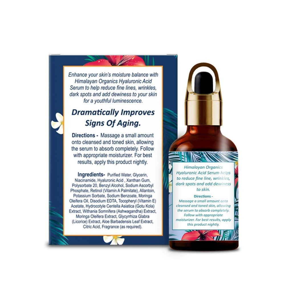 Himalayan Organics Hyaluronic Acid Serum Professional Facial Serum