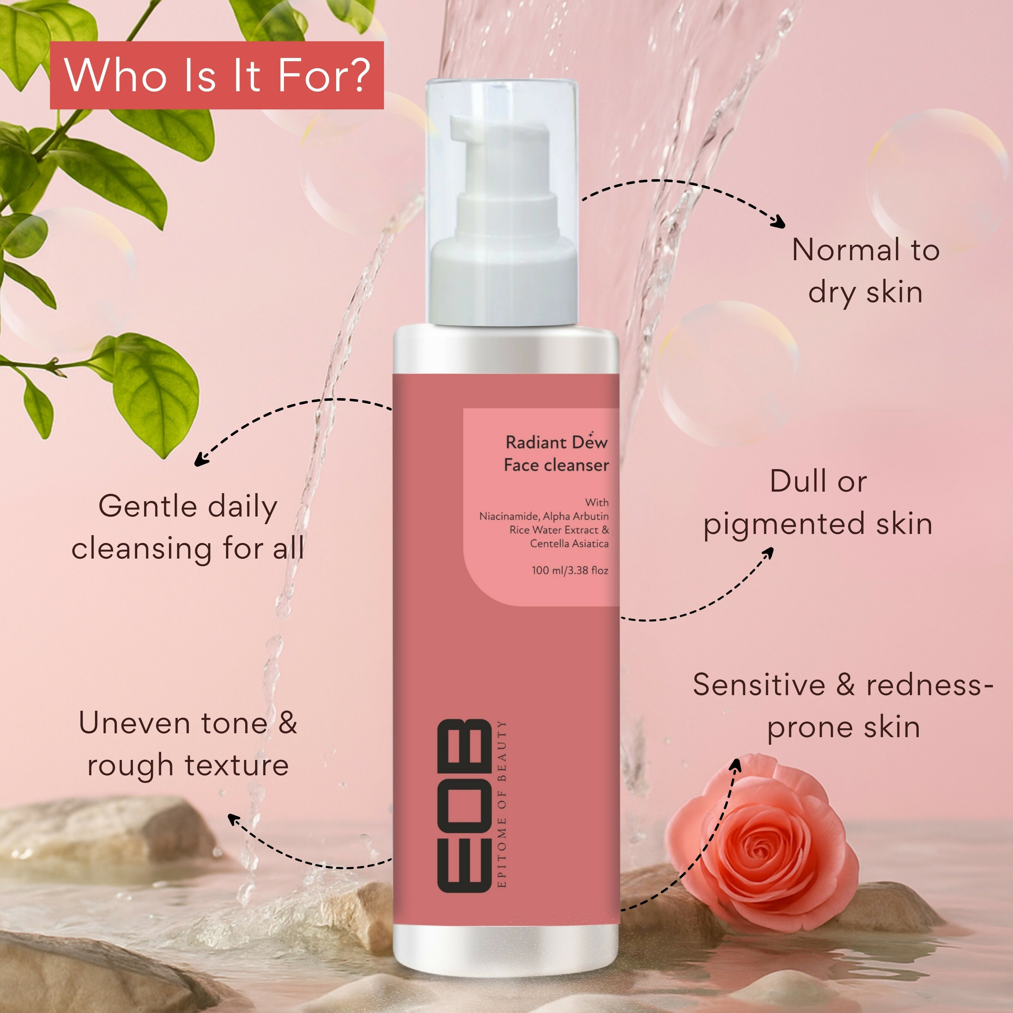EOB Radiant Dew Face Cleanser