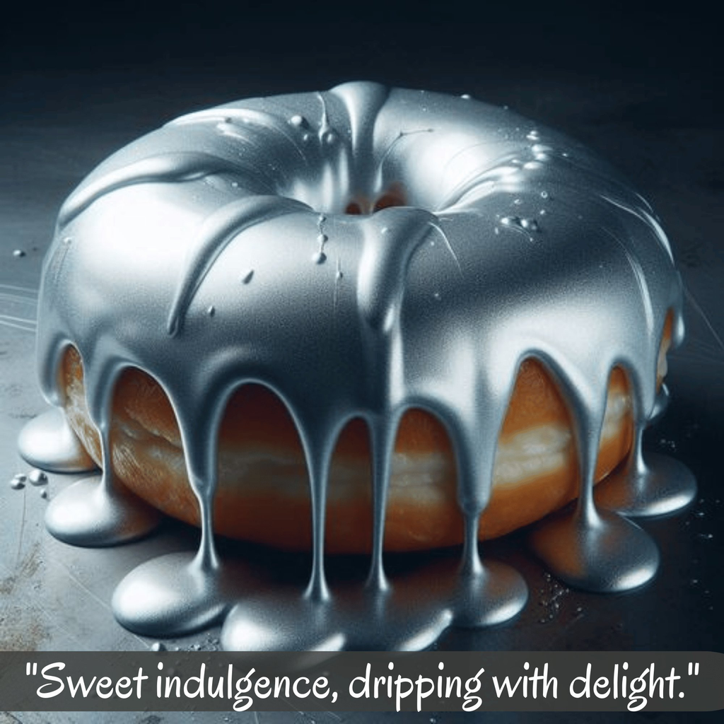 confect shimmering silver drips br b 110 gms b
