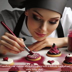 confect sangria red luster dust br b 5 gms b