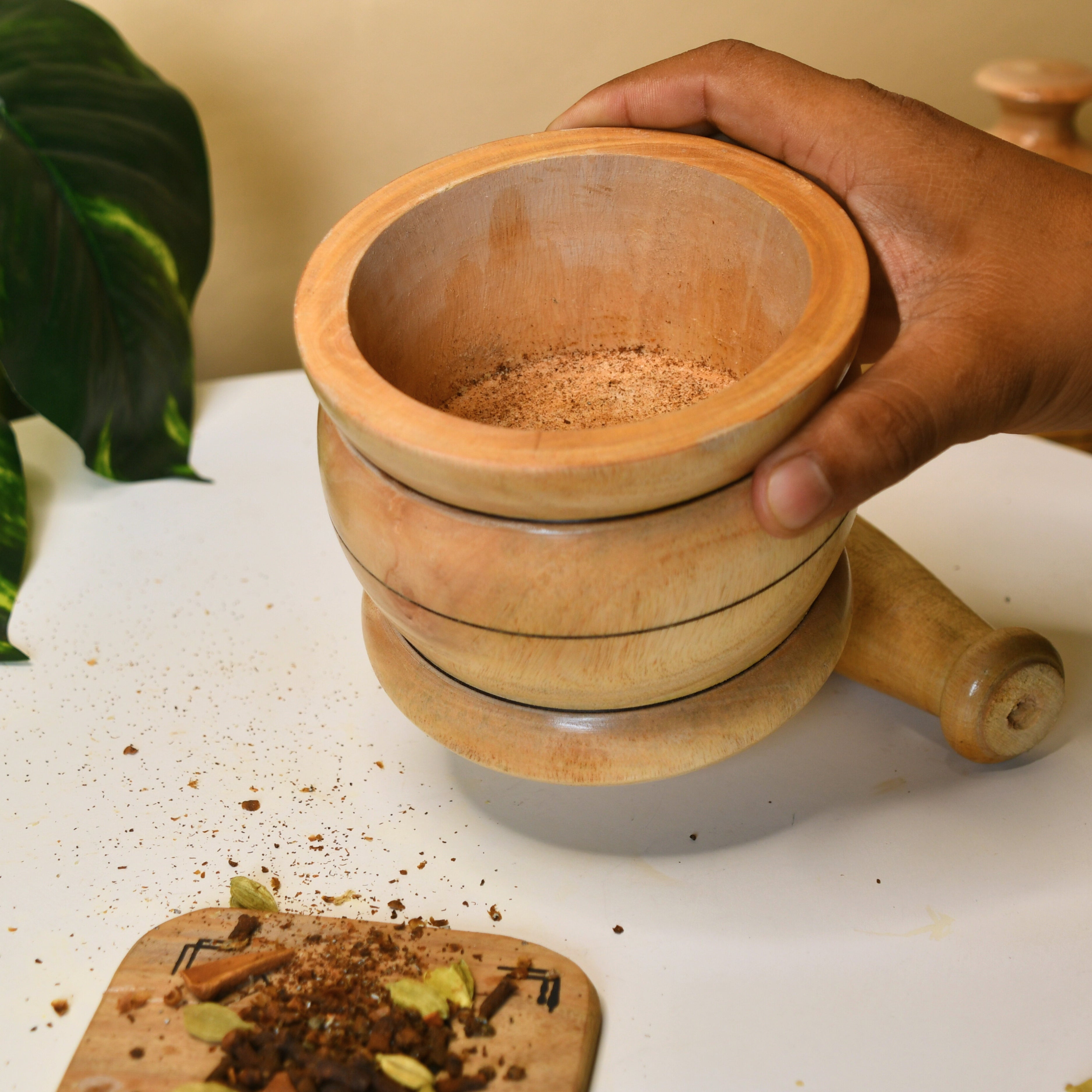 Sowpeace Premium Wooden Pestle for Precise Grinding - Distacart