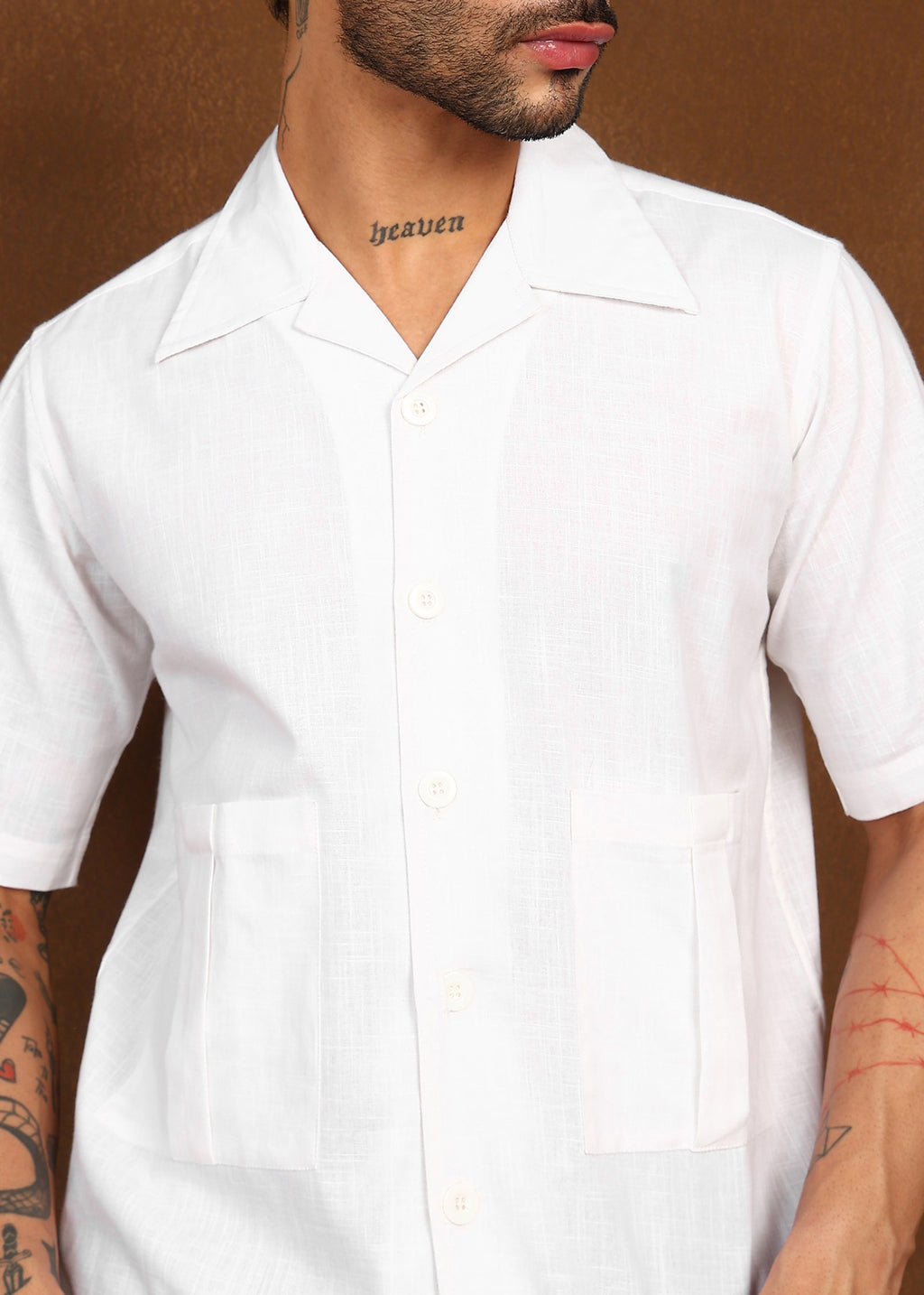 Fabmade Ivory Utility Shirt