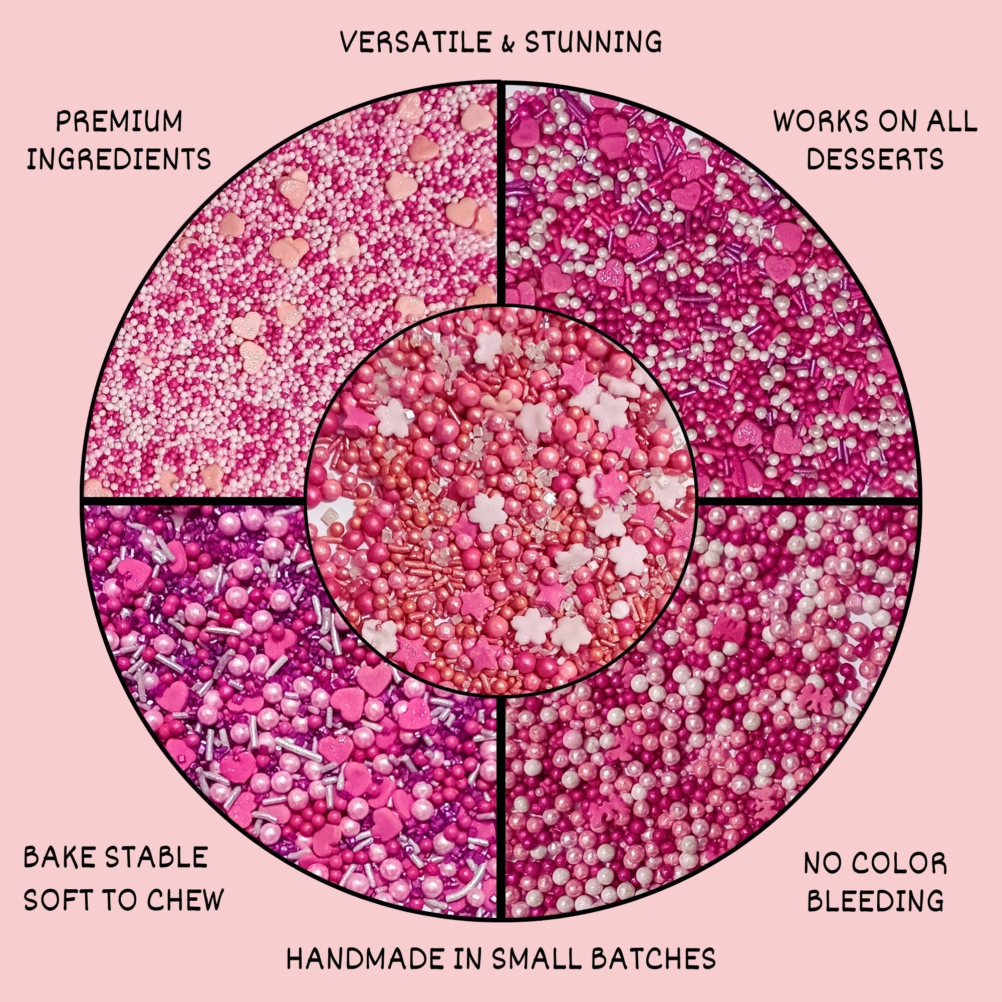 valentine sprinkles vs multipack 12 100 gms