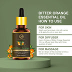 Nuerma Science Bitter Orange Essential Oil For Anti Fungal & Aromatherapy