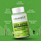 Health Veda Organics Lung Detox Veg Capsules - Distacart
