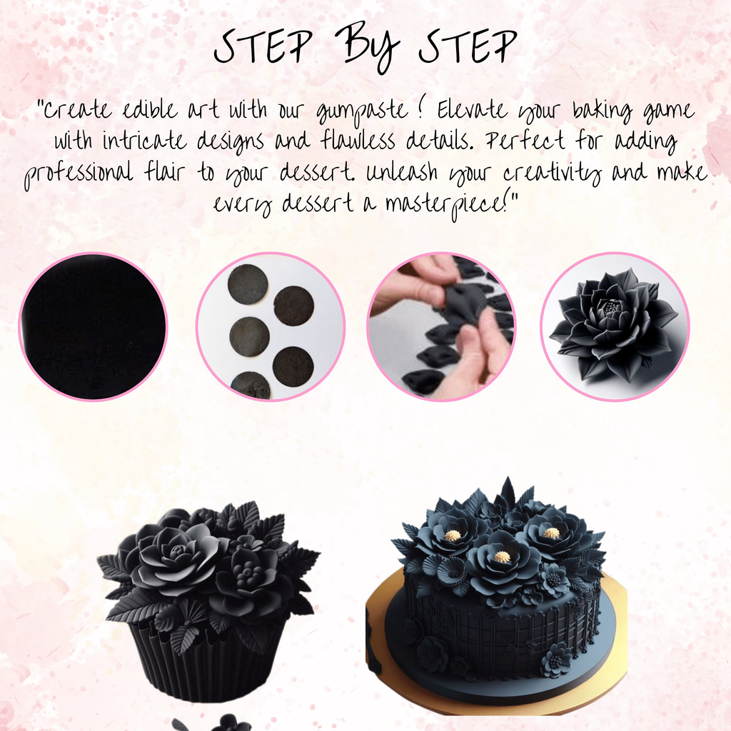 confect black gum paste br b 1 kg b