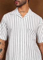 Fabmade Linear Drift Linen Shirt