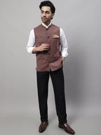 Even Apparels Men's Multi Nehru Jacket With Welt Pockets